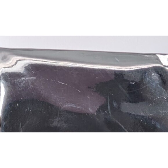 BCBGMAXAZRIA Clutch Bag Harlow Gunmetal Mirror Envelope Pouch Vegan Leather Glam - Picture 15 of 15